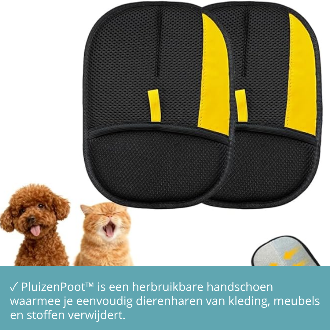 PluizenPoot™ Herbruikbare Huisdierenhaarverwijderaar