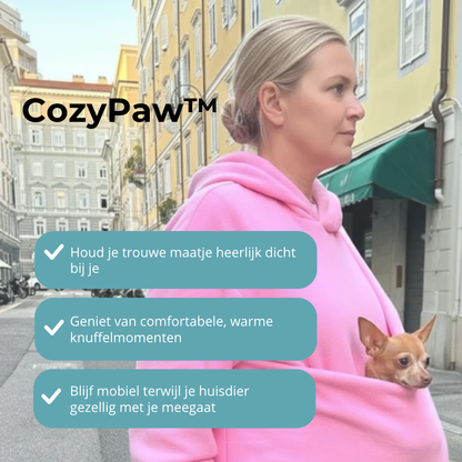 CozyPaw™ Draaghoodie voor jou & je trouwe maatje