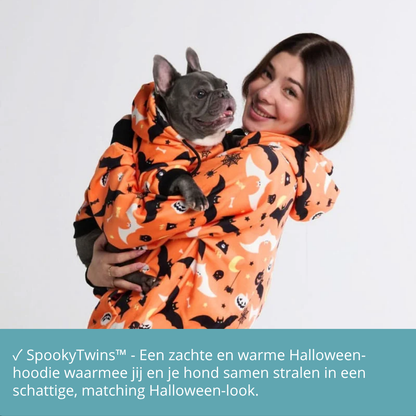 SpookyTwins™ Halloween Hoodie voor Baas & Hond