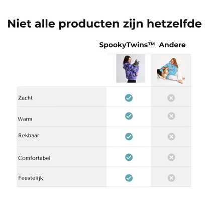 SpookyTwins™ Halloween Hoodie voor Baas & Hond