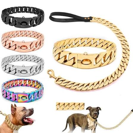 RoyalPaw™ Luxe Cuban Chain voor Honden