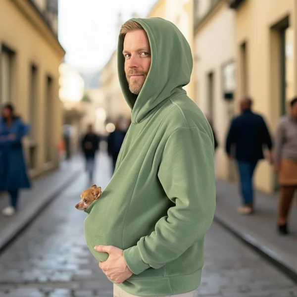 CozyPaw™ Draaghoodie voor jou & je trouwe maatje