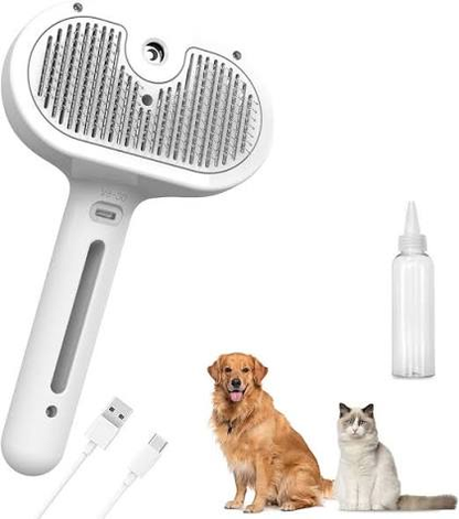 MistPaw™ Zachte Stoomborstel voor Huisdieren