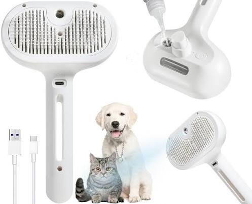 MistPaw™ Zachte Stoomborstel voor Huisdieren